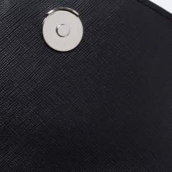 Karl Lagerfeld Black Leather K/Cocktail Cat Crossbody Bag