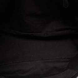 Pre Owned Karl Lagerfeld Black Monogram Coated Canvas and Leather K/Ikonik Tote