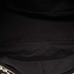 Pre Owned Karl Lagerfeld Black Monogram Coated Canvas and Leather K/Ikonik Tote