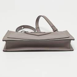 Karl Lagerfeld Taupe Leather K/Klassik Shoulder Bag