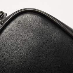 Karl Lagerfeld Black Leather K/Kuilted Camera Bag