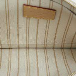 Pre Owned Karl Lagerfeld Paris Agyness Black & Gold Leather Crossbody LH7EB362BGD