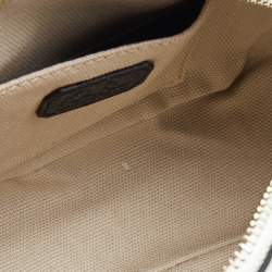 Pre Owned Karl Lagerfeld White/Blue Striped Captain Karl Crossbody Bag