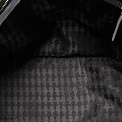 Pre Owned Karl Lagerfeld Silver Leather K/Ikonic Karl Choupette Shopper Tote