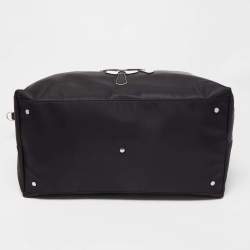 Pre Owned Karl Lagerfeld Black Nylon k/ikonik Duffel Bag