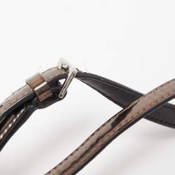 Pre Owned Karl Lagerfeld Metallic Patent and Leather K/IKONIK Shoulder Bag