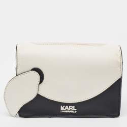 Pre Owned Karl Lagerfeld Multicolor Leather K/Kocktail Karl Crossbody Bag