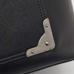 Karl Lagerfeld Black Coated Canvas Maybelle Tote