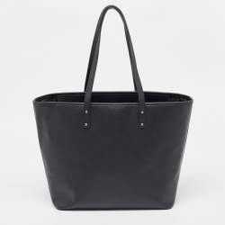 Karl Lagerfeld Black Coated Canvas Maybelle Tote