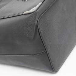 Karl Lagerfeld Black Coated Canvas Maybelle Tote