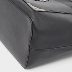 Karl Lagerfeld Black Coated Canvas Maybelle Tote