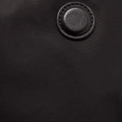 Pre Owned Karl Lagerfeld Black Nylon k/ikonik Chain Clutch