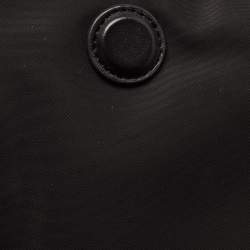 Pre Owned Karl Lagerfeld Black Nylon k/ikonik Chain Clutch