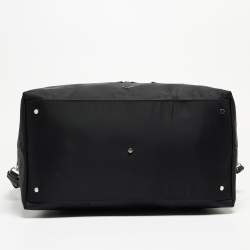 Pre Owned Karl Lagerfeld Black Nylon k/ikonik Duffel Bag