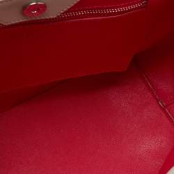 Karl Lagerfeld Grey Textured Leather Tote