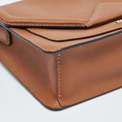 Pre Owned Karl Lagerfeld Brown Leather K/Klassik Shoulder Bag