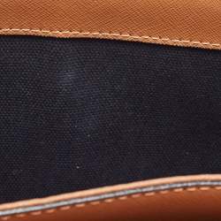 Pre Owned Karl Lagerfeld Brown Leather K/Klassik Shoulder Bag