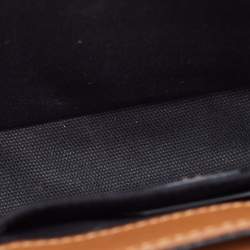 Pre Owned Karl Lagerfeld Brown Leather K/Klassik Shoulder Bag