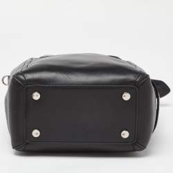 Karl Lagerfeld Black Leather Tote