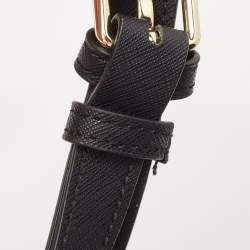 Karl Lagerfeld Black Nylon and Leather Amour Backpack