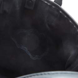 Karl Lagerfeld Black/Grey Jacquard Canvas and Leather K/Monogram Tote