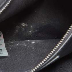 Karl Lagerfeld Black/Grey Jacquard Canvas and Leather K/Monogram Tote