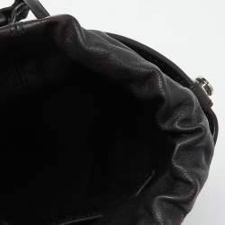 Pre Owned Karl Lagerfeld Black K/Charms Leather Bucket Bag