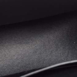 Pre Owned Karl Lagerfeld Burgundy Leather K/Karl Seven Top Handle Bag