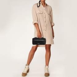 Pre Owned Kate Spade Black Nylon Chelsea Cosmetic Case