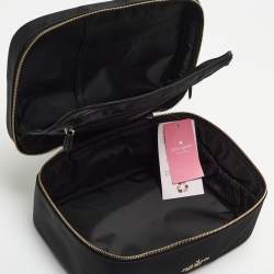 Pre Owned Kate Spade Black Nylon Chelsea Cosmetic Case