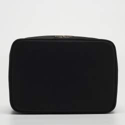 Pre Owned Kate Spade Black Nylon Chelsea Cosmetic Case