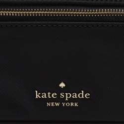 Pre Owned Kate Spade Black Nylon Chelsea Cosmetic Case