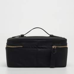 Pre Owned Kate Spade Black Nylon Chelsea Cosmetic Case