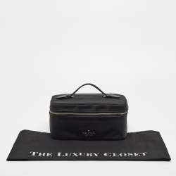 Pre Owned Kate Spade Black Nylon Chelsea Cosmetic Case