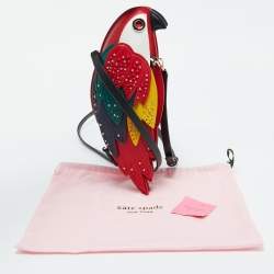 Pre Owned Kate Spade Multicolor Leather Rio Parrot Crossbody Bag
