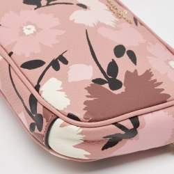 Pre Owned Kate Spade Old Rose Leather Briar Lane Gala Floral Kendall Crossbody Bag