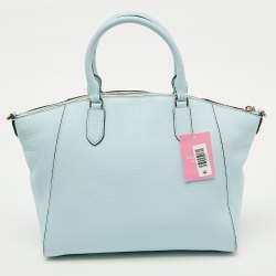 Kate Spade Light Blue Leather Medium Parker Satchel
