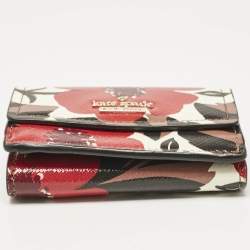 Pre Owned Kate Spade Multicolor Leather Trifold Compact Wallet