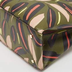 Kate Spade Multicolor Leather Small Eva Modern Feather Tote