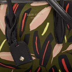 Kate Spade Multicolor Leather Small Eva Modern Feather Tote