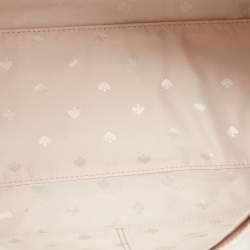 Kate Spade White Perforated Leather Rowe Tote