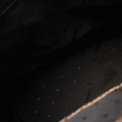 Pre Owned حقيبة يد كيت سبيد South Kensington جلد بنمط ثعبان بيج/ رمادية