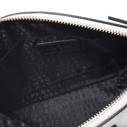 Pre Owned Kate Spade Black/White Leather Grove Street Millie Crossbody Bag