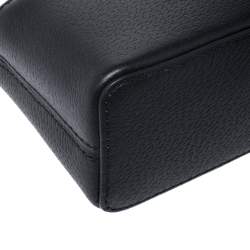 Pre Owned Kate Spade Black/White Leather Grove Street Millie Crossbody Bag