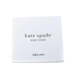 Pre Owned Kate Spade Sliver/Blue Glitter Leather Joeyley Tote