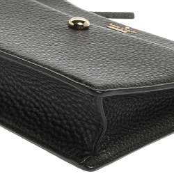 Pre Owned Kate Spade Black Leather Crossbody Bags