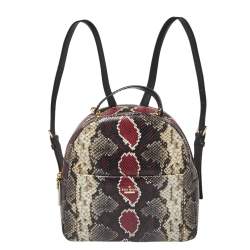 Kate Spade Multicolor Python Embossed Leather Reese Park Backpack
