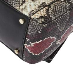 Kate Spade Multicolor Python Embossed Leather Reese Park Backpack