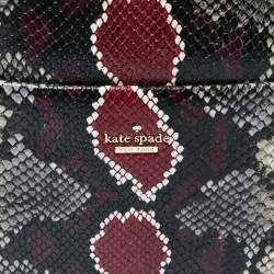 Kate Spade Multicolor Python Embossed Leather Reese Park Backpack