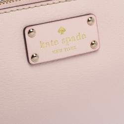 Pre Owned حقيبة كتف كيت سبيد ويلسلي جلد صفراء